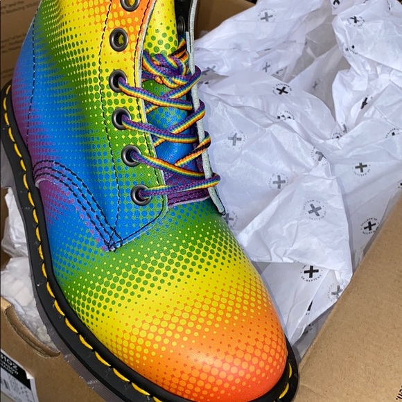 🔥DR MARTENS RAINBOW PASCAL PRIDE UNISEX NWT - Picture 12 of 14